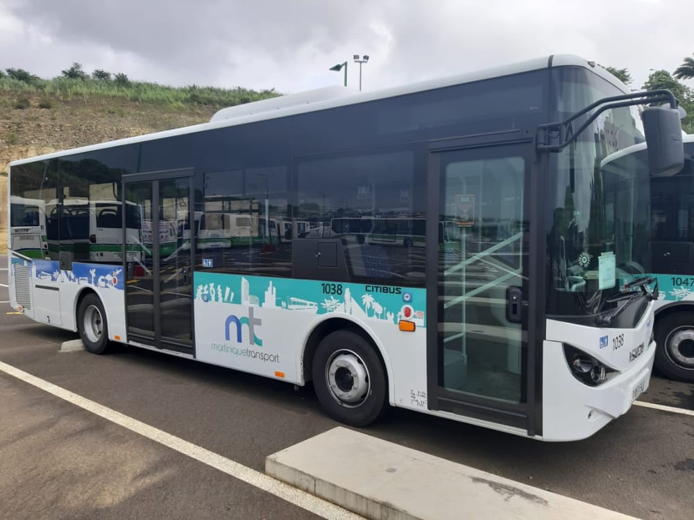 Les Martiniquais privés de bus