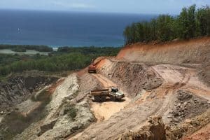 Carrière de Deshaies, reprise des tirs et bras de fer judiciaire avec les victimes du glissement de terrain