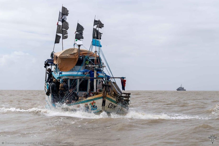 Guyane : 10 tonnes de produits de la mer saisies lors d'opérations contre la pêche illégale