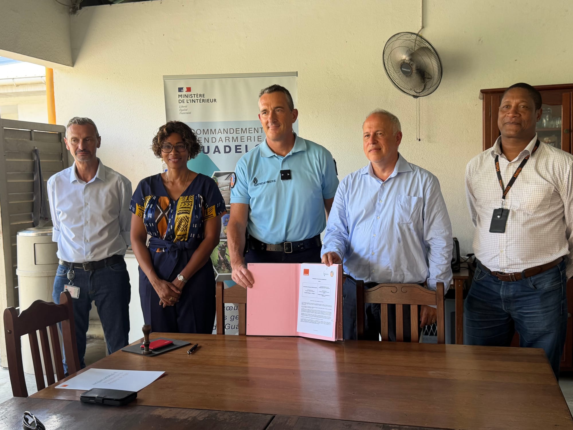 La gendarmerie et Orange signent une convention en Guadeloupe contre les vols de câbles télécoms