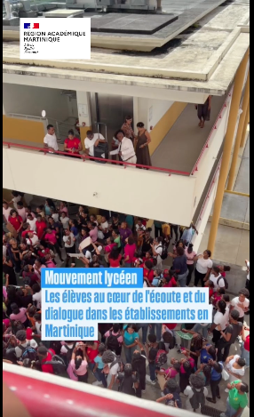 Mouvement lycéen : cinq établissements fermés en Martinique