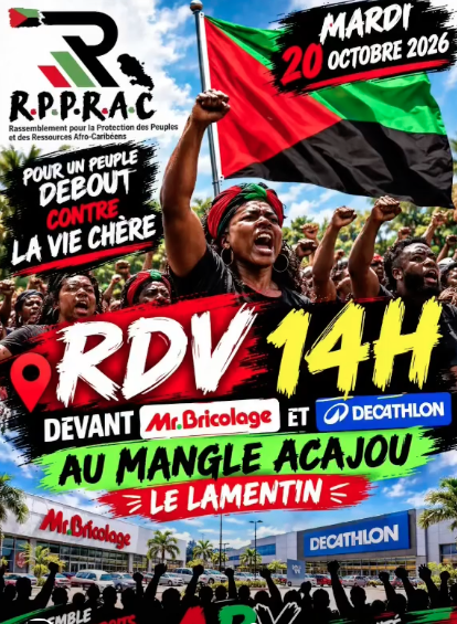 Vie chère : deuxième nuit de violences en Martinique
